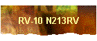RV-10 N213RV